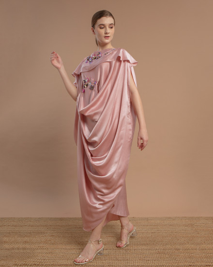 Xylia Signature Draped in Soft Pink