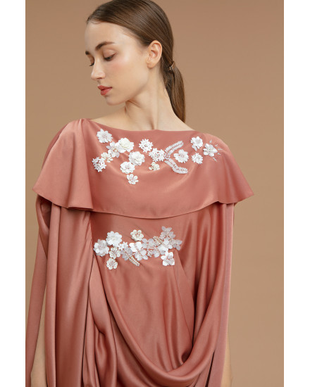 Xylia Signature Draped in Rose Brown